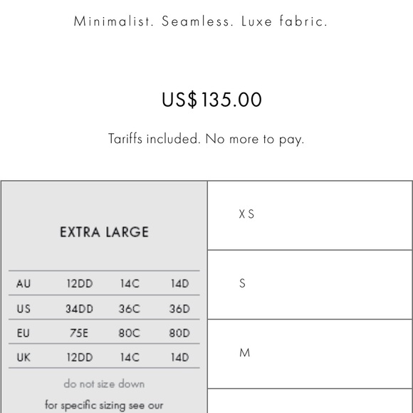 Ark Swimwear Black Deep V One Piece XL - Picture 6 of 6